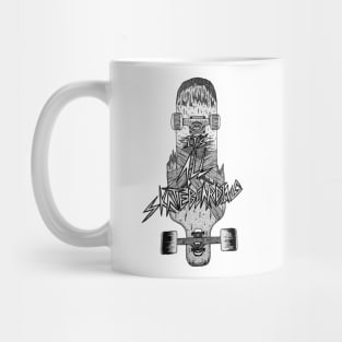 Skateboarding Shirt Big Mug